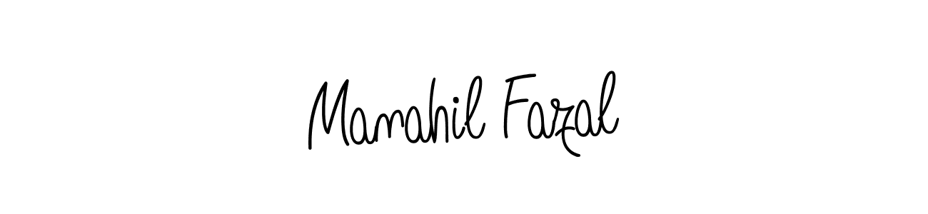 Make a beautiful signature design for name Manahil Fazal. Use this online signature maker to create a handwritten signature for free. Manahil Fazal signature style 5 images and pictures png