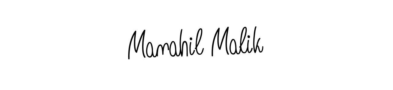 if you are searching for the best signature style for your name Manahil Malik. so please give up your signature search. here we have designed multiple signature styles  using Angelique-Rose-font-FFP. Manahil Malik signature style 5 images and pictures png