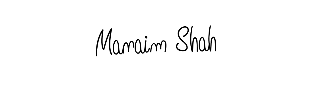 How to Draw Manaim Shah signature style? Angelique-Rose-font-FFP is a latest design signature styles for name Manaim Shah. Manaim Shah signature style 5 images and pictures png