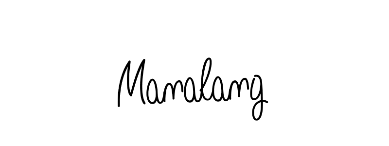 Check out images of Autograph of Manalang name. Actor Manalang Signature Style. Angelique-Rose-font-FFP is a professional sign style online. Manalang signature style 5 images and pictures png