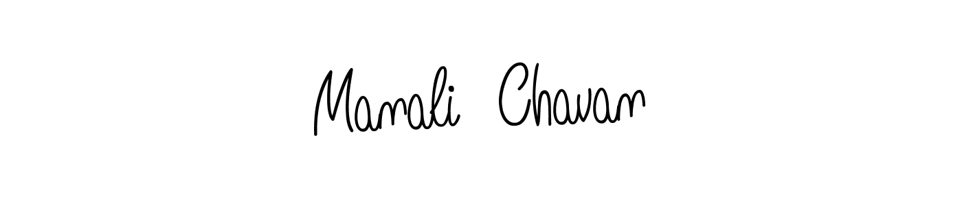 Make a short Manali  Chavan signature style. Manage your documents anywhere anytime using Angelique-Rose-font-FFP. Create and add eSignatures, submit forms, share and send files easily. Manali  Chavan signature style 5 images and pictures png