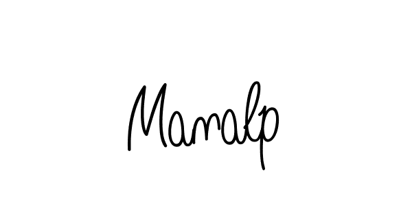 Manalp stylish signature style. Best Handwritten Sign (Angelique-Rose-font-FFP) for my name. Handwritten Signature Collection Ideas for my name Manalp. Manalp signature style 5 images and pictures png