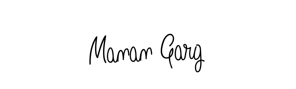 Create a beautiful signature design for name Manan Garg. With this signature (Angelique-Rose-font-FFP) fonts, you can make a handwritten signature for free. Manan Garg signature style 5 images and pictures png