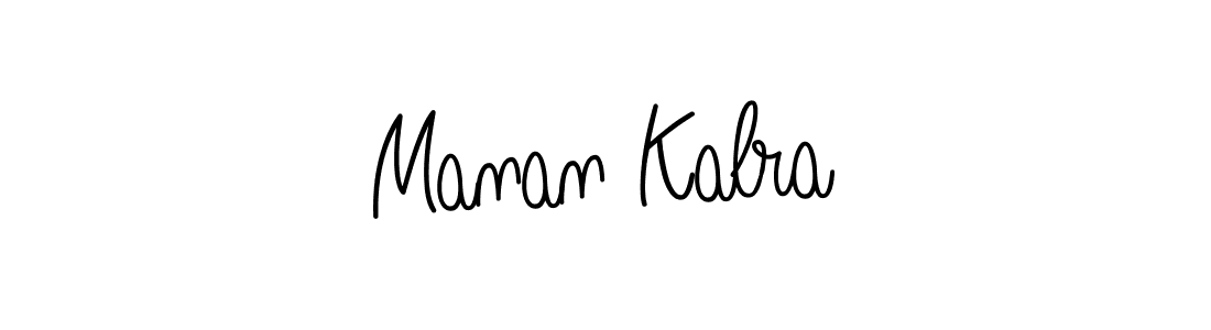 You should practise on your own different ways (Angelique-Rose-font-FFP) to write your name (Manan Kalra) in signature. don't let someone else do it for you. Manan Kalra signature style 5 images and pictures png
