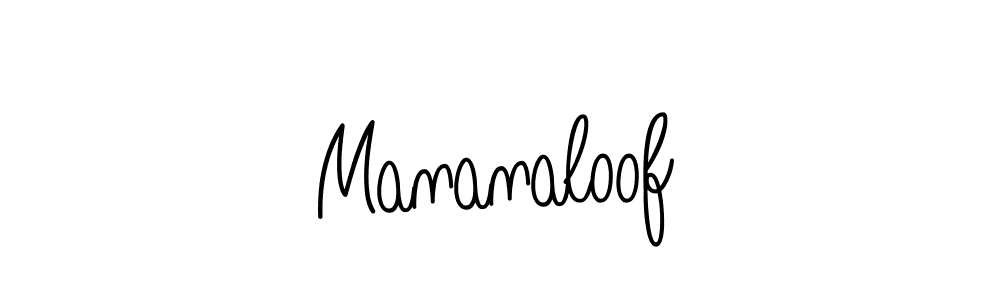 Make a beautiful signature design for name Mananaloof. Use this online signature maker to create a handwritten signature for free. Mananaloof signature style 5 images and pictures png