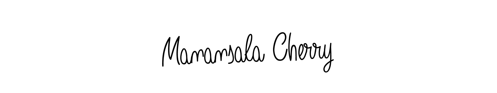 Make a beautiful signature design for name Manansala Cherry. Use this online signature maker to create a handwritten signature for free. Manansala Cherry signature style 5 images and pictures png