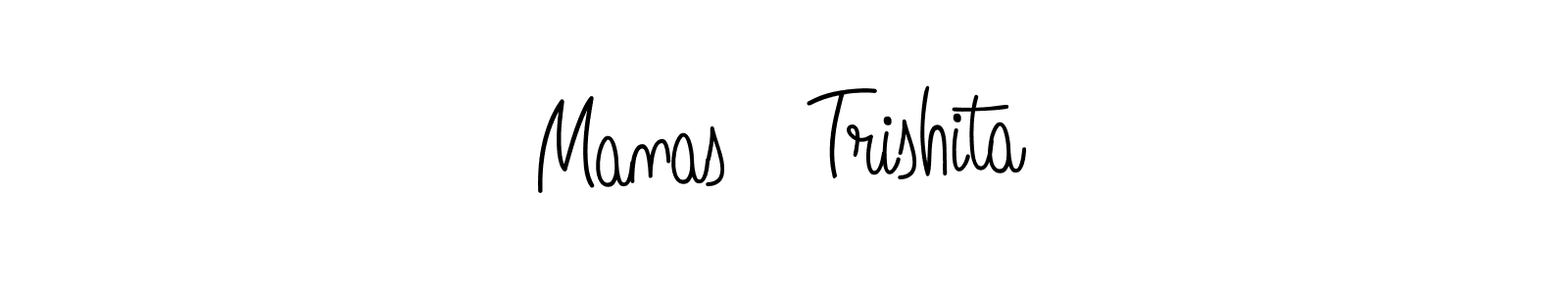 You can use this online signature creator to create a handwritten signature for the name Manas   Trishita. This is the best online autograph maker. Manas   Trishita signature style 5 images and pictures png