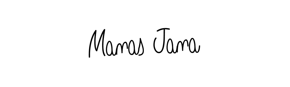 Create a beautiful signature design for name Manas Jana. With this signature (Angelique-Rose-font-FFP) fonts, you can make a handwritten signature for free. Manas Jana signature style 5 images and pictures png