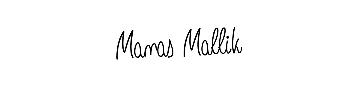 How to make Manas Mallik signature? Angelique-Rose-font-FFP is a professional autograph style. Create handwritten signature for Manas Mallik name. Manas Mallik signature style 5 images and pictures png