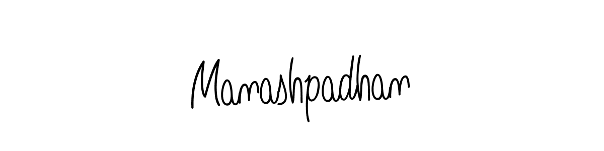 You should practise on your own different ways (Angelique-Rose-font-FFP) to write your name (Manashpadhan) in signature. don't let someone else do it for you. Manashpadhan signature style 5 images and pictures png