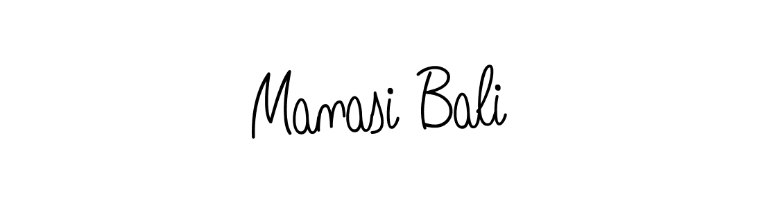 You can use this online signature creator to create a handwritten signature for the name Manasi Bali. This is the best online autograph maker. Manasi Bali signature style 5 images and pictures png