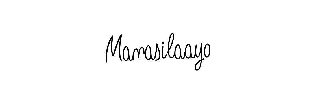 Also we have Manasilaayo name is the best signature style. Create professional handwritten signature collection using Angelique-Rose-font-FFP autograph style. Manasilaayo signature style 5 images and pictures png