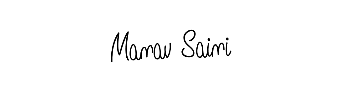 How to Draw Manav Saini signature style? Angelique-Rose-font-FFP is a latest design signature styles for name Manav Saini. Manav Saini signature style 5 images and pictures png