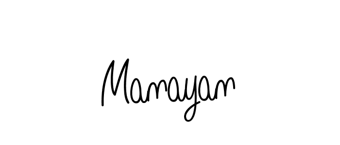 The best way (Angelique-Rose-font-FFP) to make a short signature is to pick only two or three words in your name. The name Manayan include a total of six letters. For converting this name. Manayan signature style 5 images and pictures png