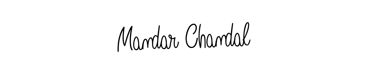 Also we have Mandar Chandal name is the best signature style. Create professional handwritten signature collection using Angelique-Rose-font-FFP autograph style. Mandar Chandal signature style 5 images and pictures png