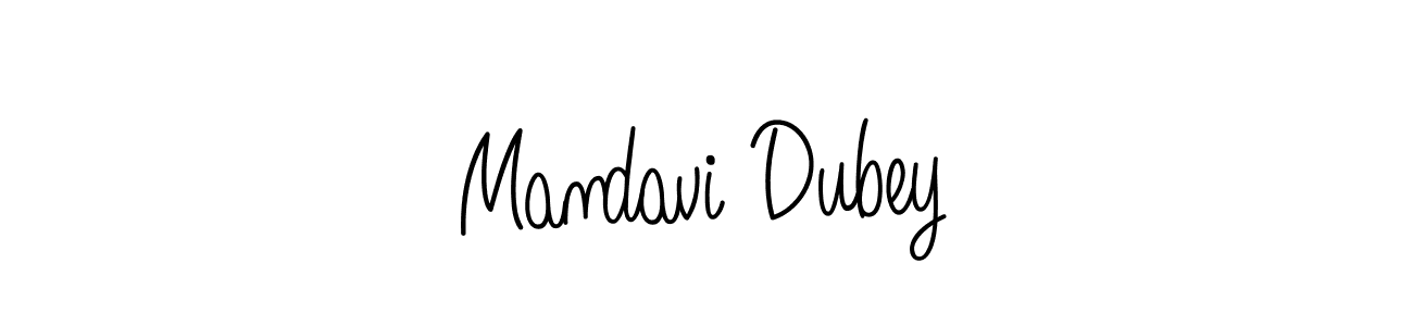 You should practise on your own different ways (Angelique-Rose-font-FFP) to write your name (Mandavi Dubey) in signature. don't let someone else do it for you. Mandavi Dubey signature style 5 images and pictures png