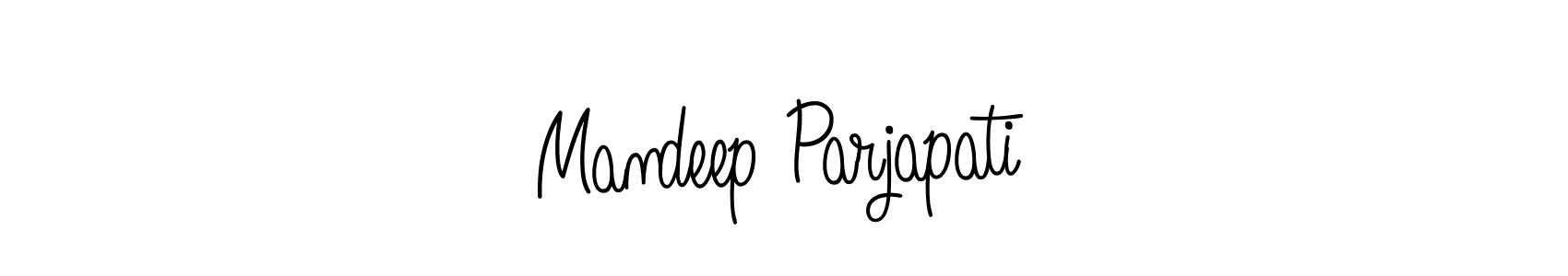 Make a beautiful signature design for name Mandeep Parjapati. Use this online signature maker to create a handwritten signature for free. Mandeep Parjapati signature style 5 images and pictures png