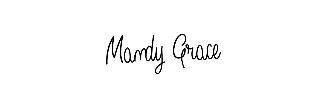 Use a signature maker to create a handwritten signature online. With this signature software, you can design (Angelique-Rose-font-FFP) your own signature for name Mandy Grace. Mandy Grace signature style 5 images and pictures png