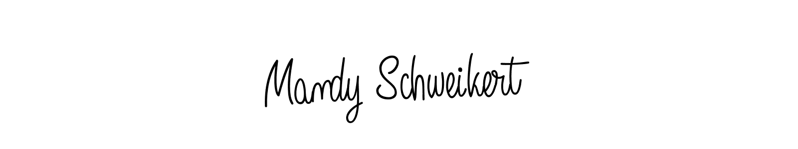 Also we have Mandy Schweikert name is the best signature style. Create professional handwritten signature collection using Angelique-Rose-font-FFP autograph style. Mandy Schweikert signature style 5 images and pictures png