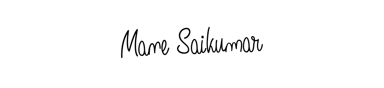 Also we have Mane Saikumar name is the best signature style. Create professional handwritten signature collection using Angelique-Rose-font-FFP autograph style. Mane Saikumar signature style 5 images and pictures png