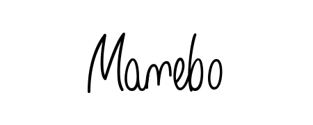 How to make Manebo name signature. Use Angelique-Rose-font-FFP style for creating short signs online. This is the latest handwritten sign. Manebo signature style 5 images and pictures png