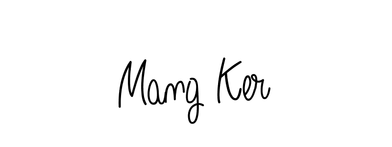 How to Draw Mang Ker signature style? Angelique-Rose-font-FFP is a latest design signature styles for name Mang Ker. Mang Ker signature style 5 images and pictures png