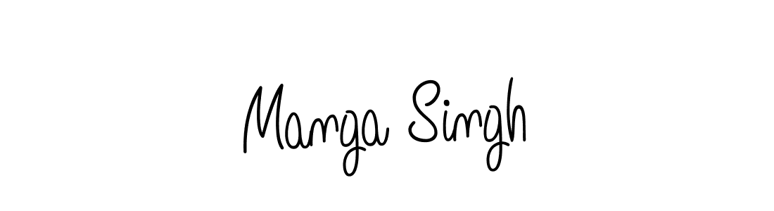 How to Draw Manga Singh signature style? Angelique-Rose-font-FFP is a latest design signature styles for name Manga Singh. Manga Singh signature style 5 images and pictures png