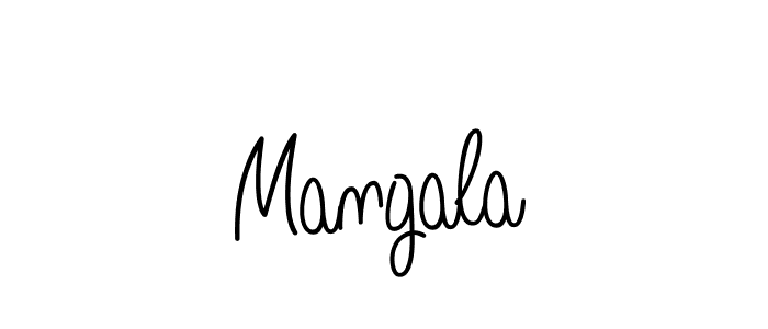 Use a signature maker to create a handwritten signature online. With this signature software, you can design (Angelique-Rose-font-FFP) your own signature for name Mangala. Mangala signature style 5 images and pictures png