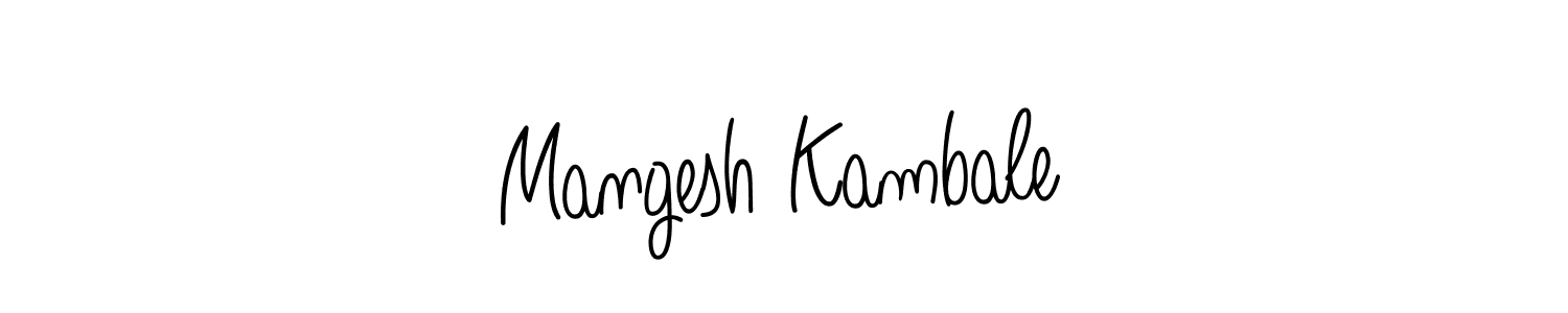 Make a beautiful signature design for name Mangesh Kambale. Use this online signature maker to create a handwritten signature for free. Mangesh Kambale signature style 5 images and pictures png