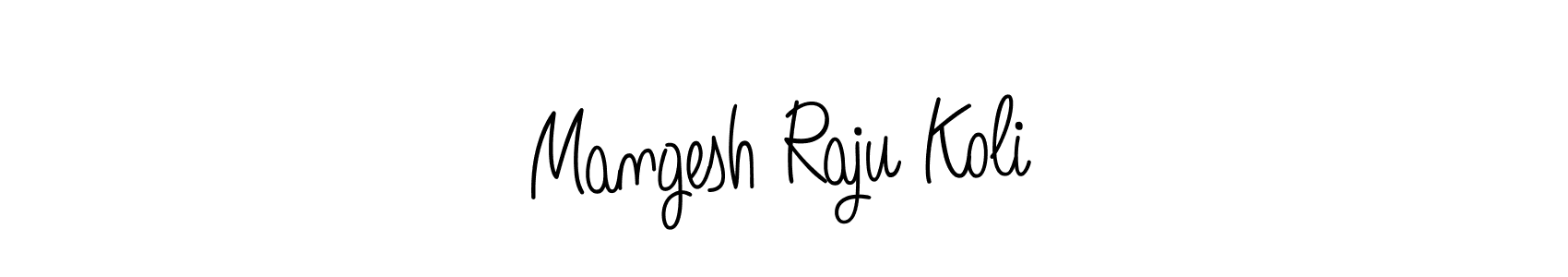 Here are the top 10 professional signature styles for the name Mangesh Raju Koli. These are the best autograph styles you can use for your name. Mangesh Raju Koli signature style 5 images and pictures png