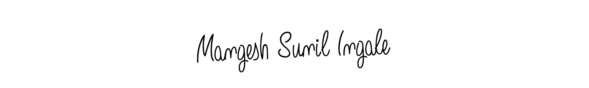 You can use this online signature creator to create a handwritten signature for the name Mangesh Sunil Ingale. This is the best online autograph maker. Mangesh Sunil Ingale signature style 5 images and pictures png