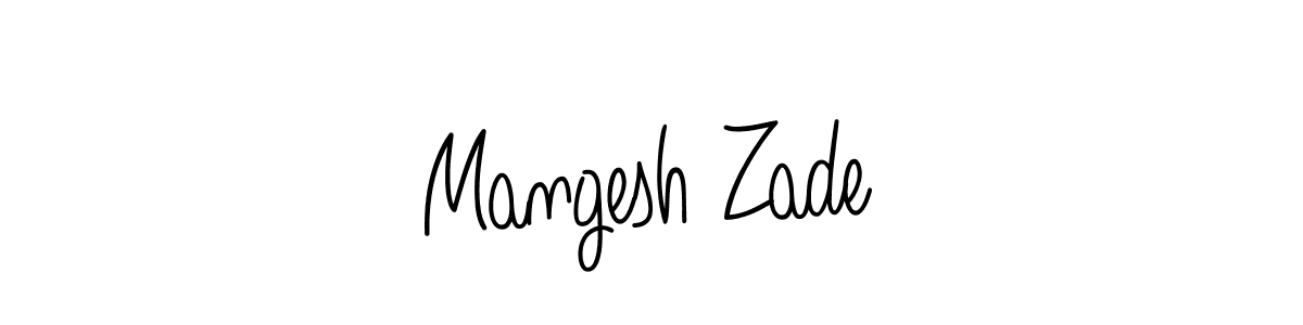 Also You can easily find your signature by using the search form. We will create Mangesh Zade name handwritten signature images for you free of cost using Angelique-Rose-font-FFP sign style. Mangesh Zade signature style 5 images and pictures png