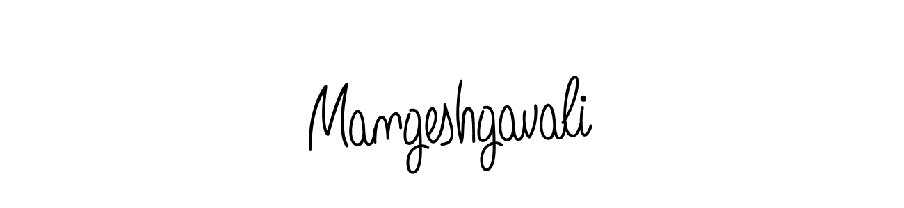 The best way (Angelique-Rose-font-FFP) to make a short signature is to pick only two or three words in your name. The name Mangeshgavali include a total of six letters. For converting this name. Mangeshgavali signature style 5 images and pictures png
