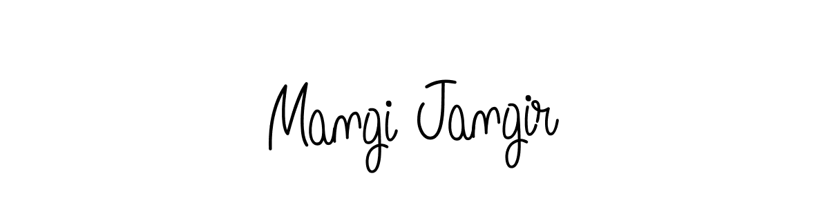 Best and Professional Signature Style for Mangi Jangir. Angelique-Rose-font-FFP Best Signature Style Collection. Mangi Jangir signature style 5 images and pictures png