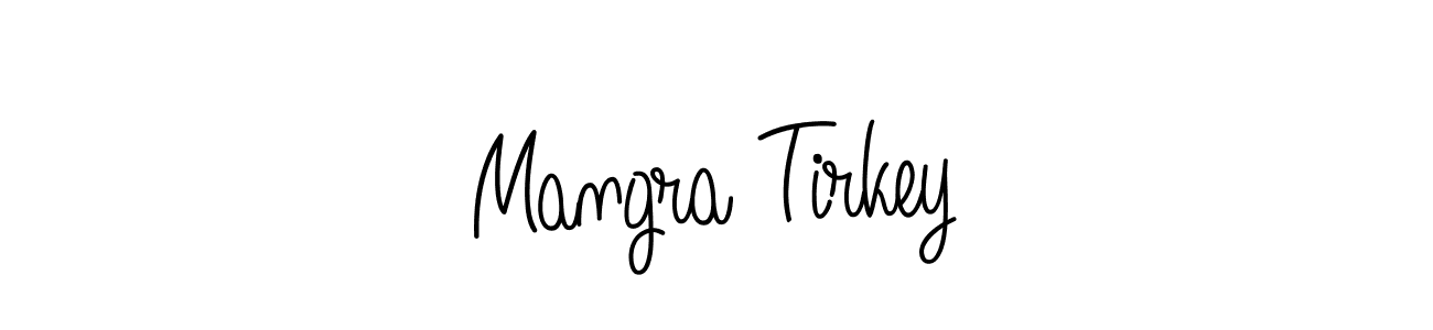 It looks lik you need a new signature style for name Mangra Tirkey. Design unique handwritten (Angelique-Rose-font-FFP) signature with our free signature maker in just a few clicks. Mangra Tirkey signature style 5 images and pictures png