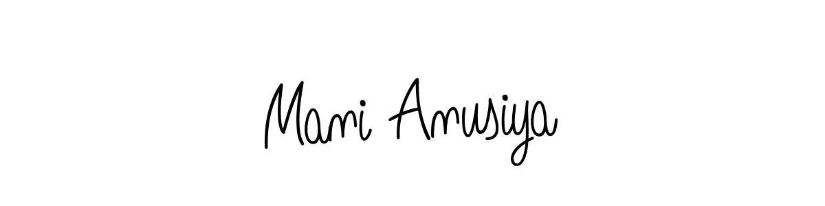 Here are the top 10 professional signature styles for the name Mani Anusiya. These are the best autograph styles you can use for your name. Mani Anusiya signature style 5 images and pictures png