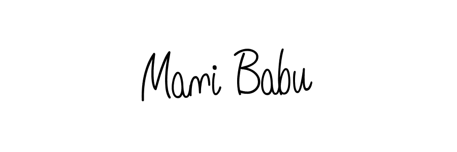 Best and Professional Signature Style for Mani Babu. Angelique-Rose-font-FFP Best Signature Style Collection. Mani Babu signature style 5 images and pictures png