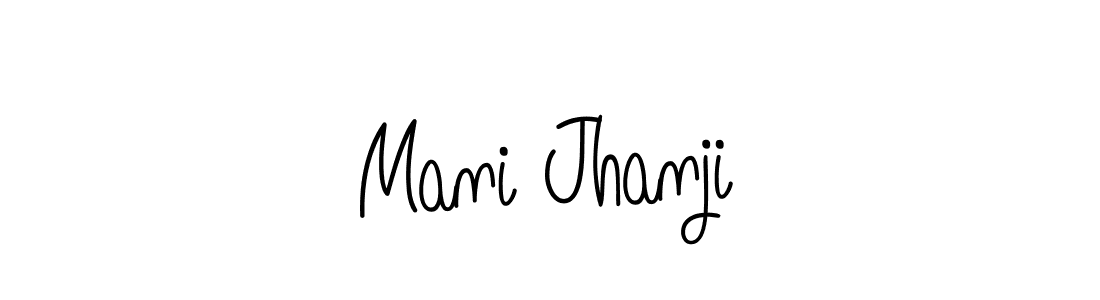 Create a beautiful signature design for name Mani Jhanji. With this signature (Angelique-Rose-font-FFP) fonts, you can make a handwritten signature for free. Mani Jhanji signature style 5 images and pictures png