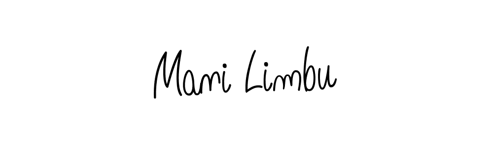 Create a beautiful signature design for name Mani Limbu. With this signature (Angelique-Rose-font-FFP) fonts, you can make a handwritten signature for free. Mani Limbu signature style 5 images and pictures png