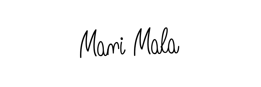 Once you've used our free online signature maker to create your best signature Angelique-Rose-font-FFP style, it's time to enjoy all of the benefits that Mani Mala name signing documents. Mani Mala signature style 5 images and pictures png