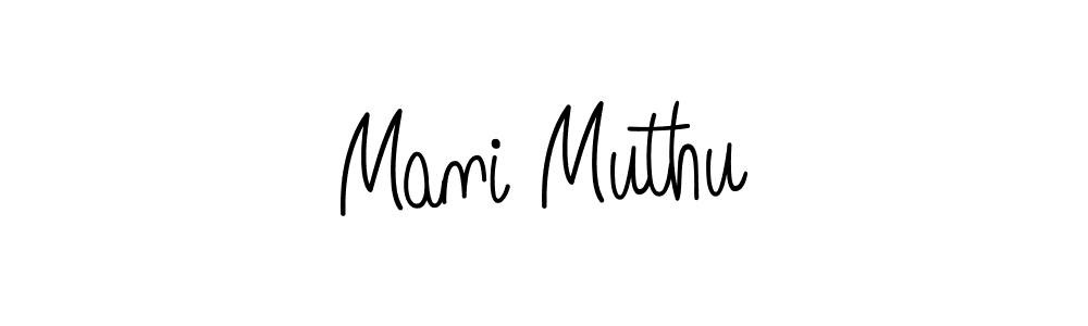 How to make Mani Muthu signature? Angelique-Rose-font-FFP is a professional autograph style. Create handwritten signature for Mani Muthu name. Mani Muthu signature style 5 images and pictures png
