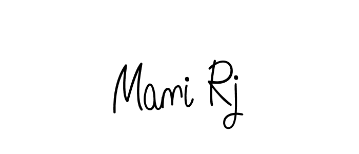 Angelique-Rose-font-FFP is a professional signature style that is perfect for those who want to add a touch of class to their signature. It is also a great choice for those who want to make their signature more unique. Get Mani Rj name to fancy signature for free. Mani Rj signature style 5 images and pictures png