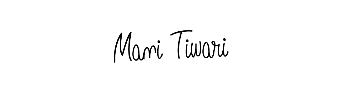 How to make Mani Tiwari signature? Angelique-Rose-font-FFP is a professional autograph style. Create handwritten signature for Mani Tiwari name. Mani Tiwari signature style 5 images and pictures png