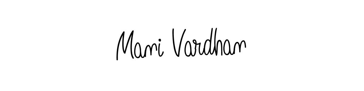 Best and Professional Signature Style for Mani Vardhan. Angelique-Rose-font-FFP Best Signature Style Collection. Mani Vardhan signature style 5 images and pictures png