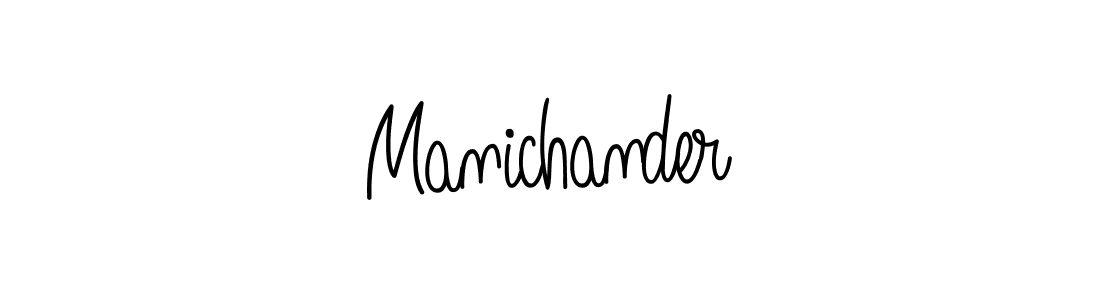 Manichander stylish signature style. Best Handwritten Sign (Angelique-Rose-font-FFP) for my name. Handwritten Signature Collection Ideas for my name Manichander. Manichander signature style 5 images and pictures png