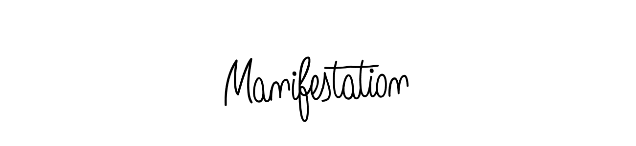 Manifestation stylish signature style. Best Handwritten Sign (Angelique-Rose-font-FFP) for my name. Handwritten Signature Collection Ideas for my name Manifestation. Manifestation signature style 5 images and pictures png