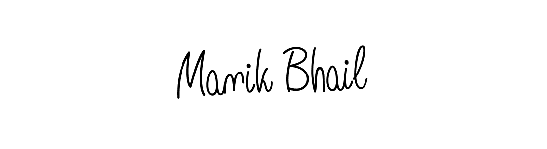 if you are searching for the best signature style for your name Manik Bhail. so please give up your signature search. here we have designed multiple signature styles  using Angelique-Rose-font-FFP. Manik Bhail signature style 5 images and pictures png
