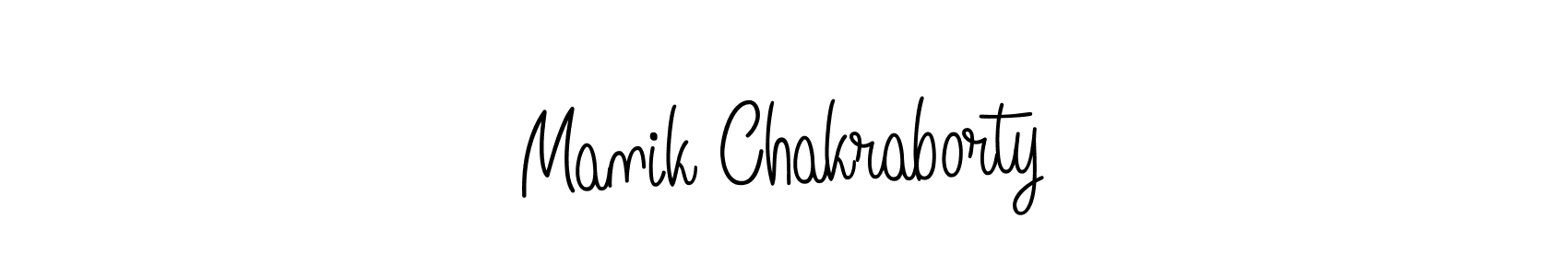 Create a beautiful signature design for name Manik Chakraborty. With this signature (Angelique-Rose-font-FFP) fonts, you can make a handwritten signature for free. Manik Chakraborty signature style 5 images and pictures png