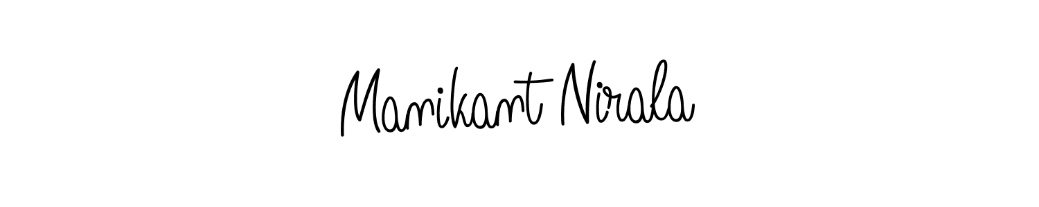 Create a beautiful signature design for name Manikant Nirala. With this signature (Angelique-Rose-font-FFP) fonts, you can make a handwritten signature for free. Manikant Nirala signature style 5 images and pictures png