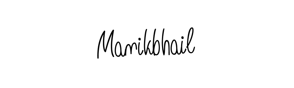 Design your own signature with our free online signature maker. With this signature software, you can create a handwritten (Angelique-Rose-font-FFP) signature for name Manikbhail. Manikbhail signature style 5 images and pictures png